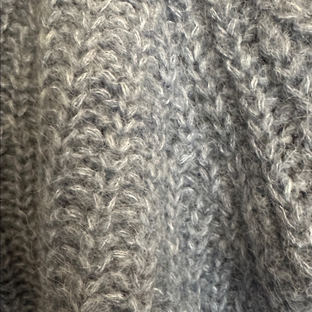 Sezane Blue Knit Cardigan - Picture 4 of 4